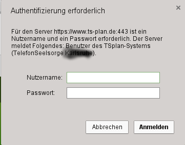 Authentifizierung am Web-Server