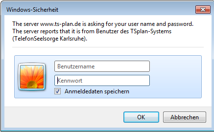 Authentifizierung am Web-Server