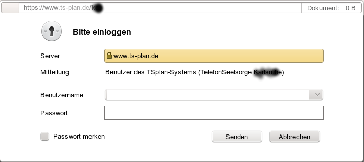 Authentifizierung am Web-Server